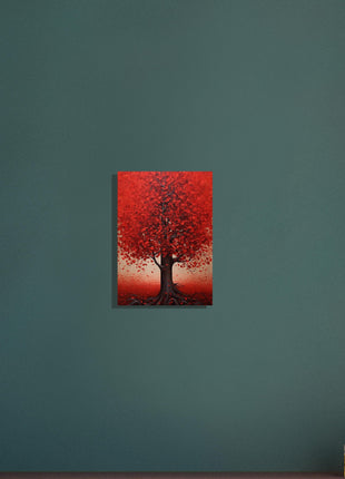 Red tree poster