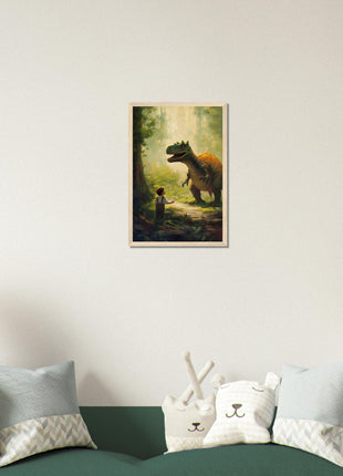 Dino & barn plakat