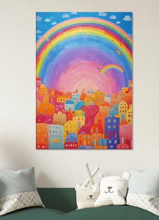 Rainbow city poster