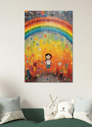 Regenbogen-Kinderplakat