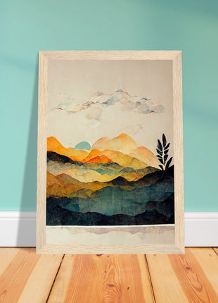 Abstract Landscape Poster