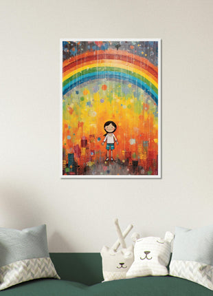 Regenbogen-Kinderplakat