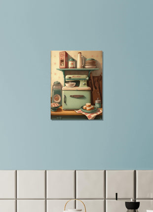 Vintage kitchen poster