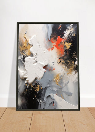 Abstract paint splash poster