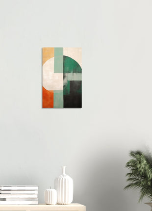 Modern painting poster