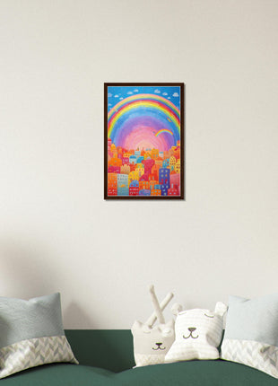 Rainbow city poster