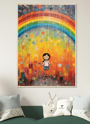 Regenbogen-Kinderplakat