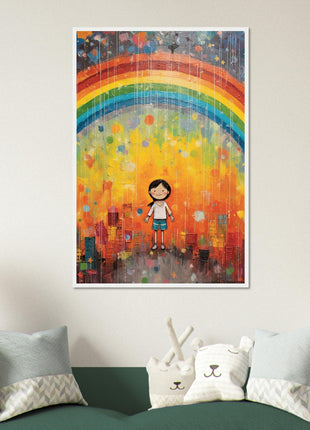 Regenbogen-Kinderplakat