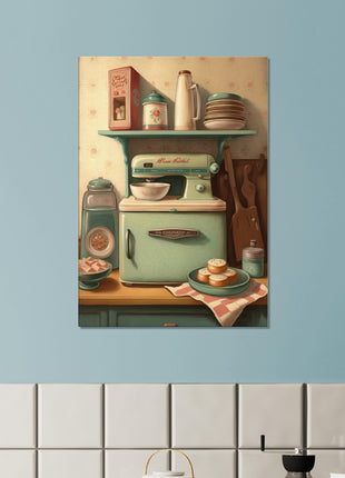 Vintage kitchen poster