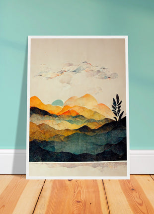 Abstract Landscape Poster