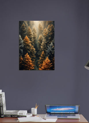 Fall woods  poster