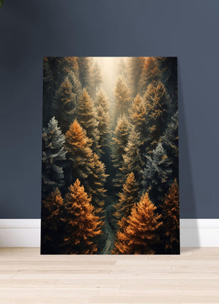 Fall woods  poster