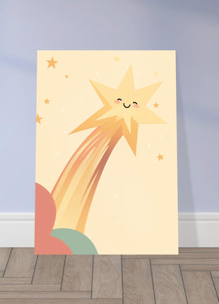 Twinkle shooting star - Childrens room poster