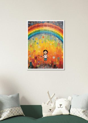 Regenbogen-Kinderplakat