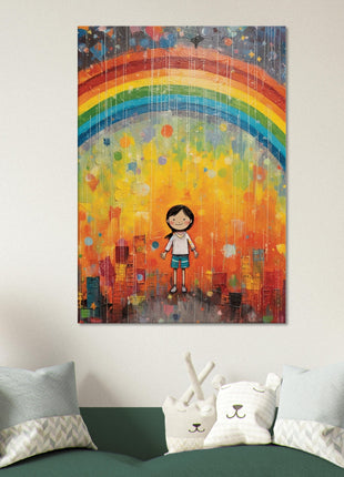 Regenbogen-Kinderplakat