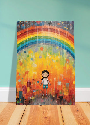 Regenbogen-Kinderplakat