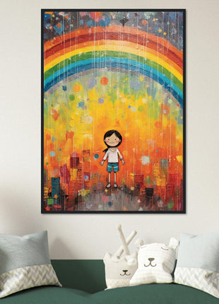 Regenbogen-Kinderplakat