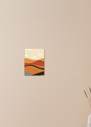 Abstract fall landscape poster