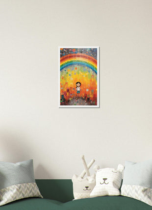 Regenbogen-Kinderplakat