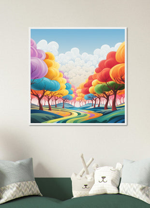 Rainbow land poster