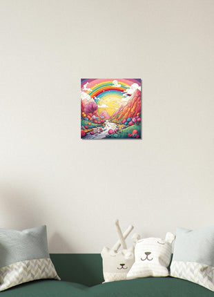 Rainbow candyland poster