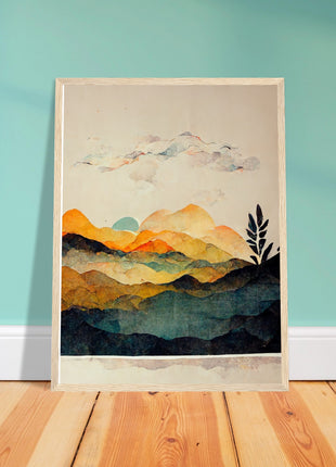 Abstract Landscape Poster