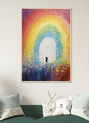 Over the rainbow poster