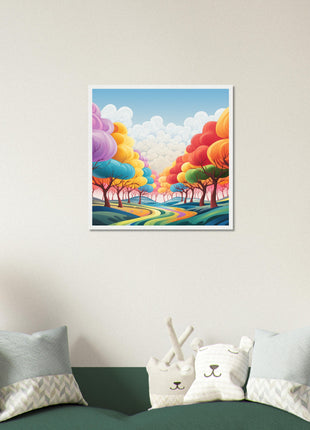 Rainbow land poster