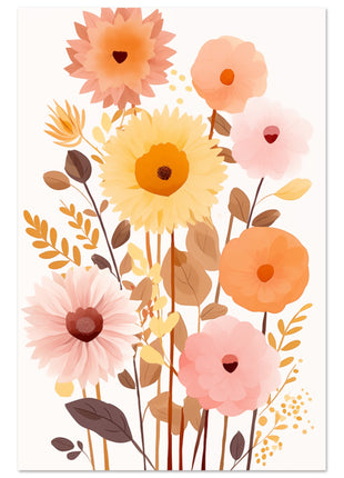 Pastel Flower Poster