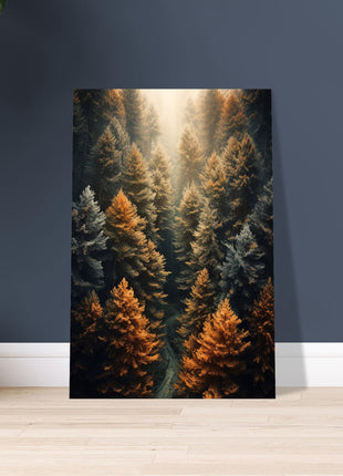 Fall woods  poster