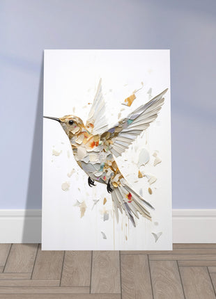 Dynamic Hummingbird Poster: Artistic Elegance in Motion