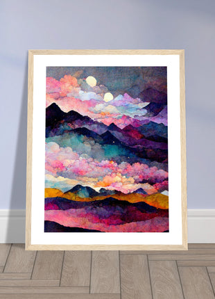 Aurora Nights Poster - Colorful Dreams