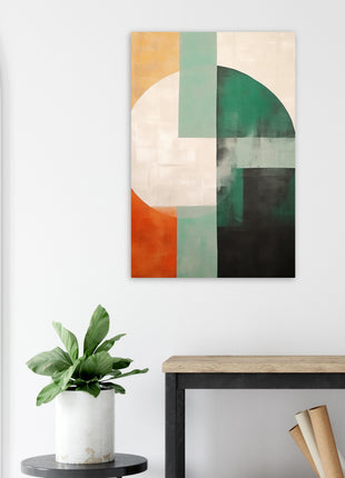 Modern painting poster