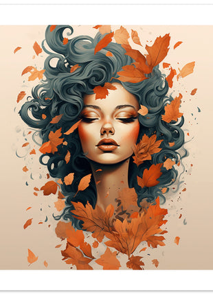 Autumn wind - Fall poster