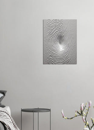 concrete fingerprint pattern poster