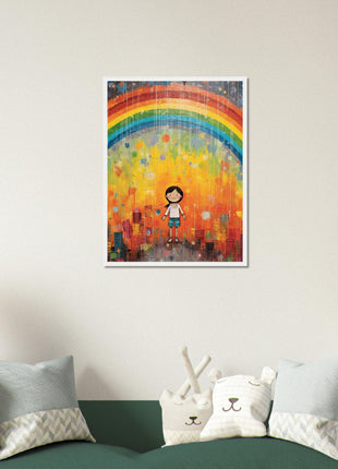 Regenbogen-Kinderplakat