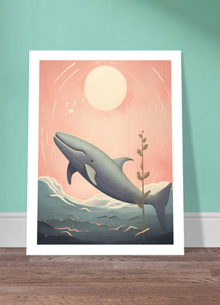 Whale & Sun poster