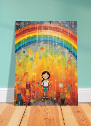 Regenbogen-Kinderplakat