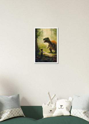 Dino & barn plakat