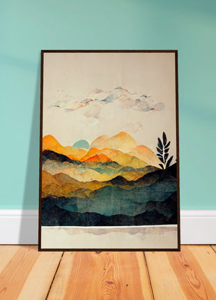 Abstract Landscape Poster