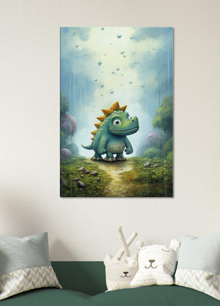 Affiche petit dinosaure