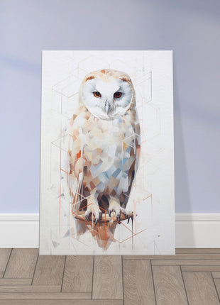 Geomagical Owl Poster : A Captivating Blend of Geometry and Nature