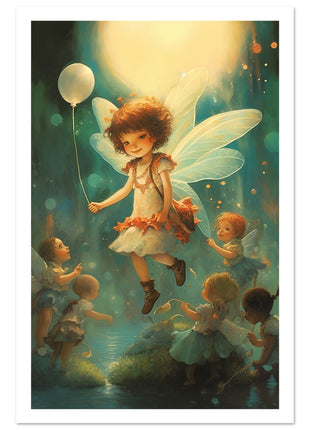 Little fairy girl poster