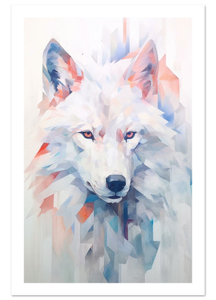 White wolf poster