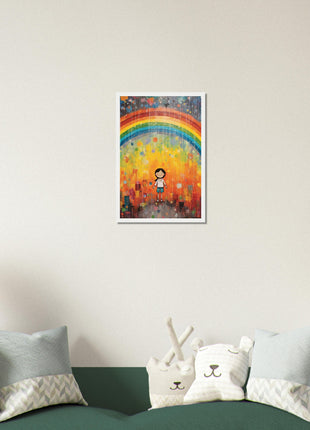 Regenbogen-Kinderplakat