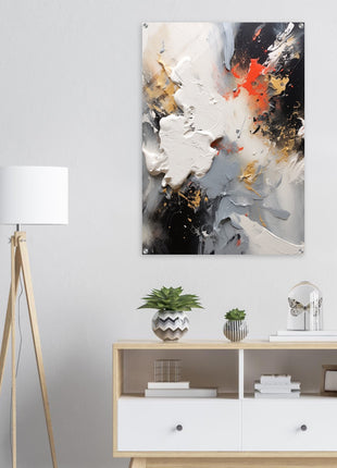 Abstract paint splash poster