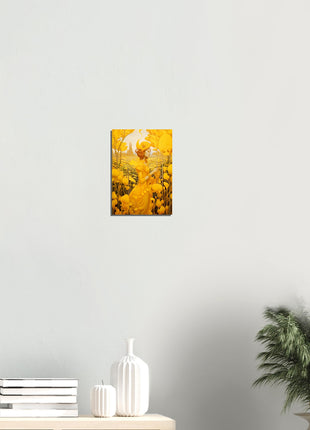 Yellow surrealistic poster