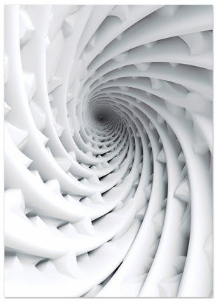 Spiral tunnel modern poster