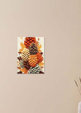 Pinecone modern fall poster