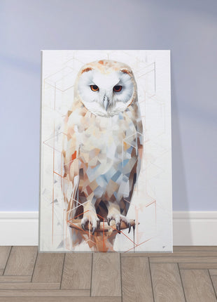 Geomagical Owl Poster : A Captivating Blend of Geometry and Nature